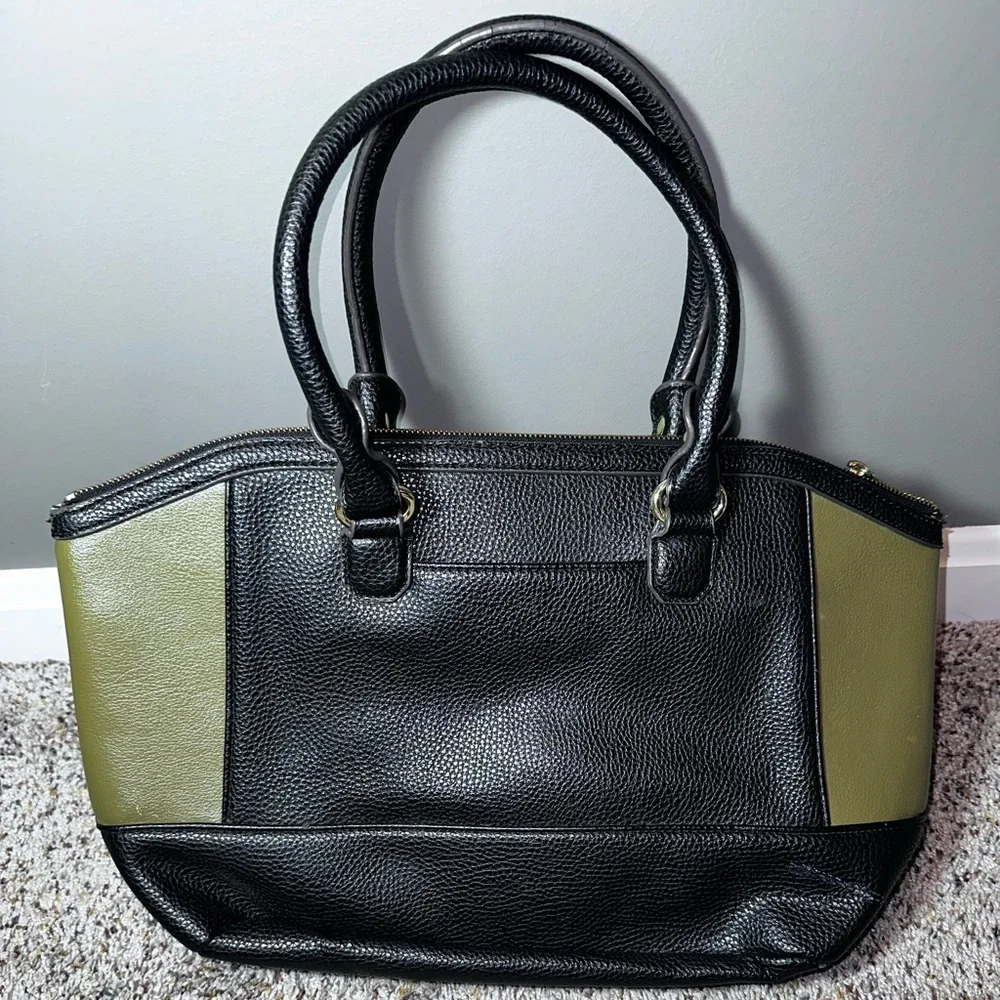Anne Klein Colorblock Satchel Bag
